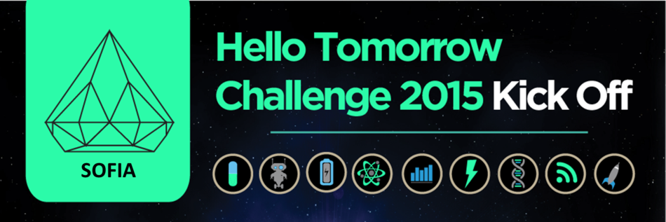 На 16 февруари 2015г. България ще бъде за първи път домакин на едно от най-интересните събития на годината - Hello Tomorrow Kick-Off Sofia, което е част от глобалната инициатива Hello Tomorrow (състезание за иновативни технологии).
